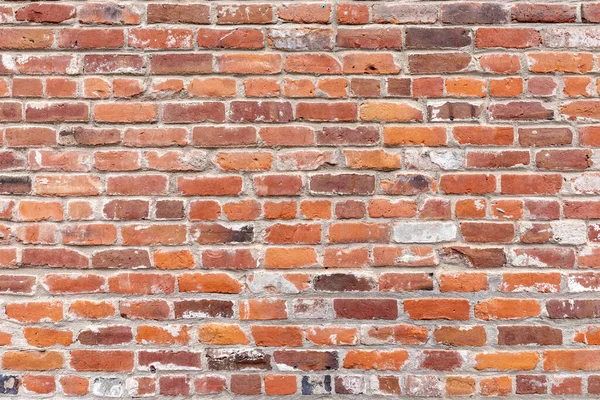 Old Brick Wall Old American Building Original Bricks 19Th Century — Stock Photo, Image