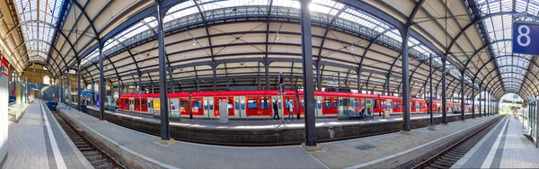 Висбаден Германия Мая 2022 Года Исторический Железнодорожный Вокзал Висбадена Германия — стоковое фото