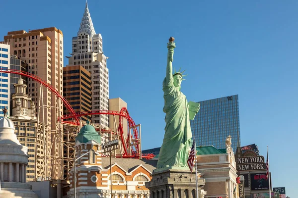 Лас Вегас Сша Травня 2022 Статуя Свободи Готелі Нью Йорк — стокове фото