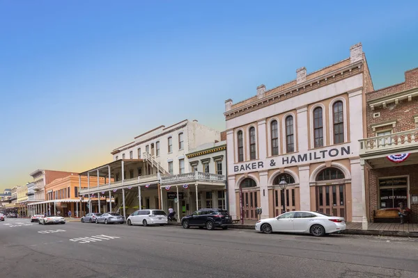 Sacramento Usa June 2022 Street Old Town Sacramento Historic Houses — Photo