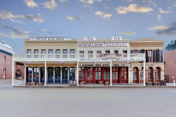 Sacramento Usa June 2022 Street Old Town Sacramento Historic Houses — Photo