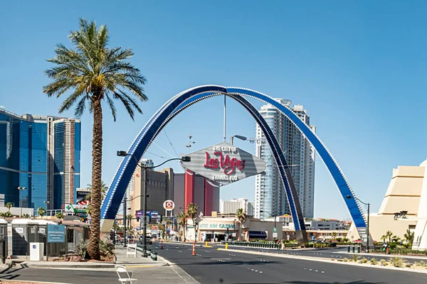 Las Vegas Usa May 2022 Signage City Las Vegas Thanks — Foto de Stock