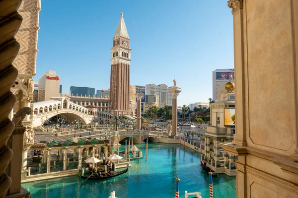 Las Vegas Usa May 2022 Scenic View Venice Hotel Casino – stockfoto