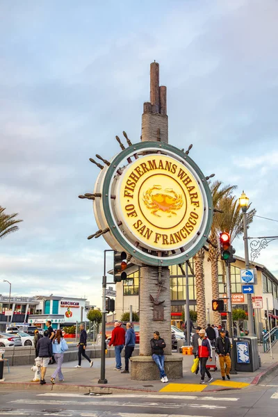 San Francisco Usa June 2022 People Enjoy Fisherman Wharf San — ストック写真