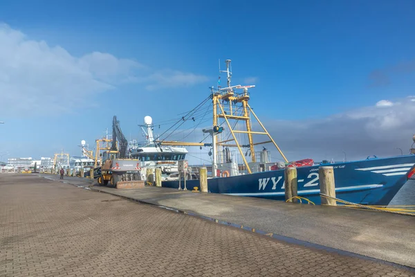 Hoernum Alemanha Fevereiro 2022 Barco Pesca Porto Hoernum Ilha Alemã — Fotografia de Stock