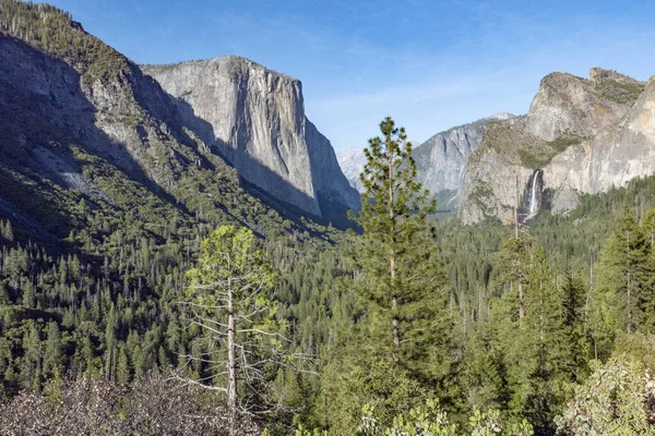 Scenic View Yosemite Valley Half Dome Capitan Usa — Stock Photo, Image