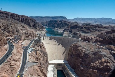 Nevada, ABD 'deki Hoover Barajı manzarası