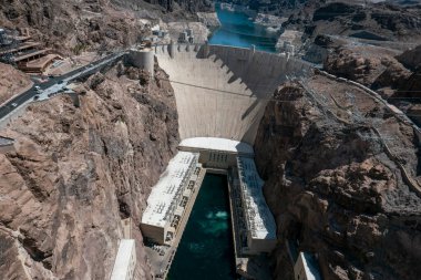 Nevada, ABD 'deki Hoover Barajı manzarası