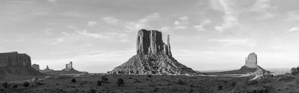 Panoramic View Monument Valley Sunrise Usa — Stockfoto