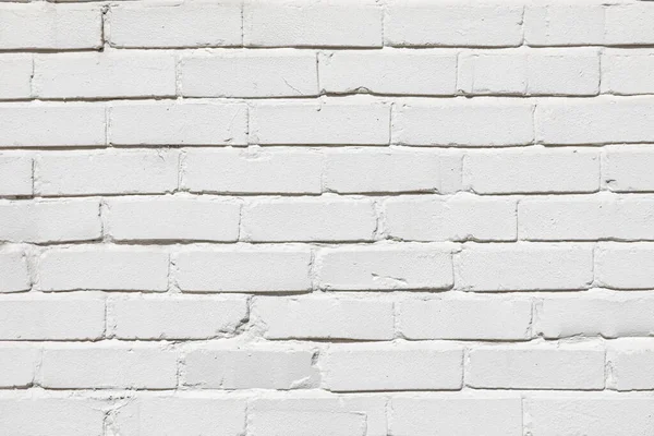 Harmonic Clean White Painted Brick Wall Usa — Stockfoto