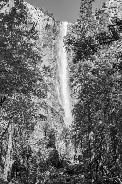 Scenic View Bridalveil Waterfall Yosemite Valley Usa — 图库照片