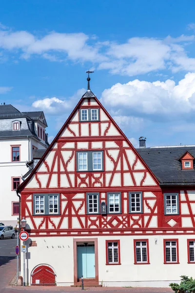 Scenic Half Timbered House Hattenheim Germany — Stok fotoğraf