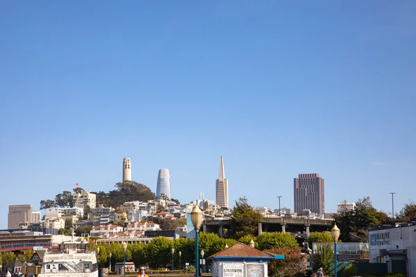 San Francisco Usa May 2022 Skyline San Francisco Skyscraper Pyramid — 스톡 사진