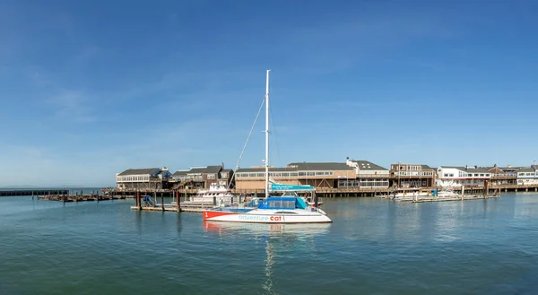 San Francisco Usa May 2022 Sailing Boats Old Historic Pier — Stockfoto