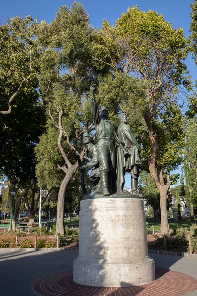 San Francisco Usa Mei 2022 Standbeeld Ter Ere Van Dappere — Stockfoto