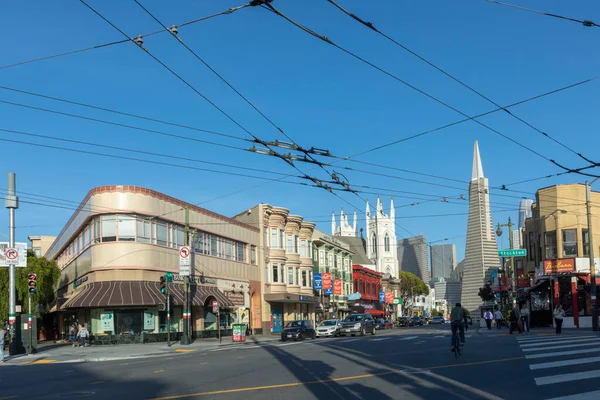 San Francisco Usa May 2022 Old Houses Downtown San Francisco — Stock Photo, Image