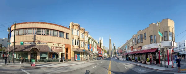 San Francisco Usa May 2022 Old Houses Downtown San Francisco — Stock Photo, Image