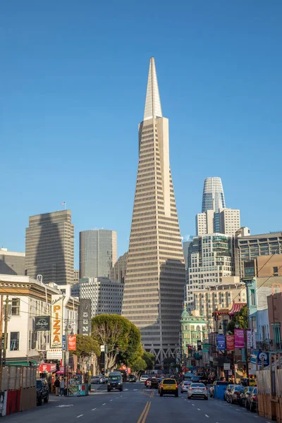 San Francisco Usa May 2022 Downtown View Transamerica Building San — Stockfoto