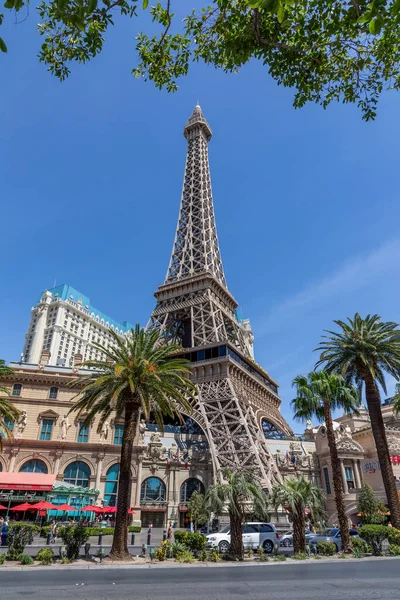 Las Vegas Usa May 2022 Eiffel Tower Las Vegas Strip —  Fotos de Stock