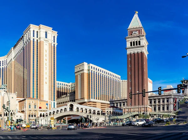 Las Vegas Usa May 2022 View Hotel Casino Venetian Italian — стокове фото