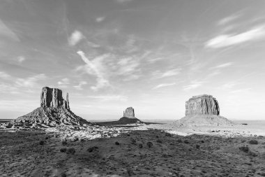 sunrise at west mitten butte in the monument valley, Utah, USA