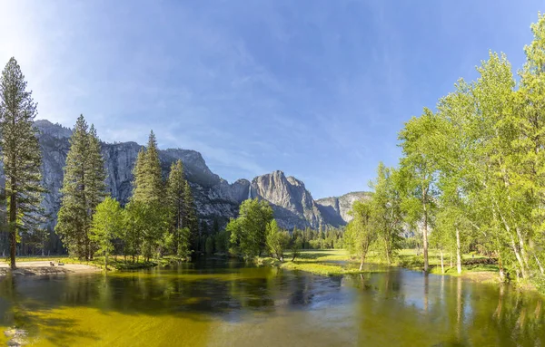 Scenic View Yosemite Valley Lake Usa — Stock fotografie