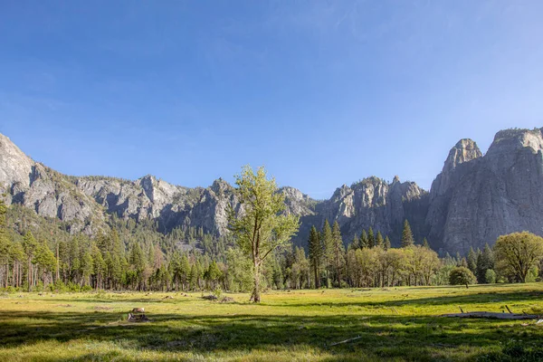 Scenic View Yosemite Valley Lake Usa — Stockfoto