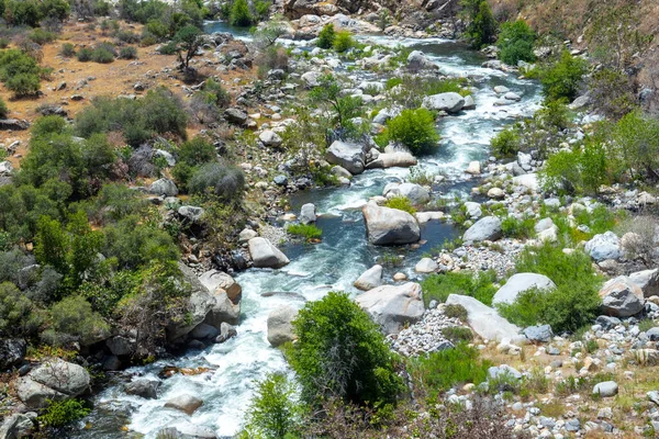 Scenic Landscape Middle Fork Kaweah River Entrance Sequoia Tree National — Φωτογραφία Αρχείου