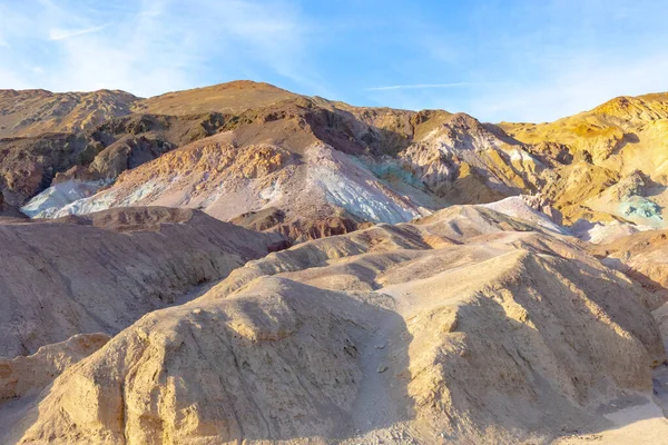 Malowniczy Krajobraz Artystycznej Palecie Dolinie Śmierci Usa — Zdjęcie stockowe