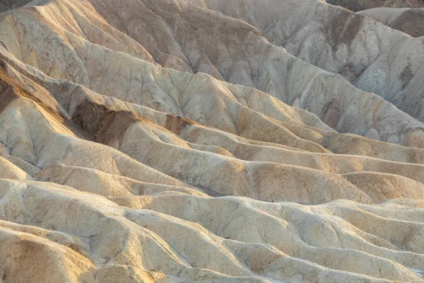 Vue Panoramique Point Zabrskie Dans Vallée Mort Dans Ambiance Coucher — Photo