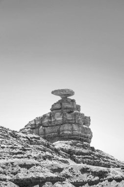 Ünlü rock Meksika şapka yakınındaki village, Meksika şapka Monument Valley, Utah, Usa yakınındaki