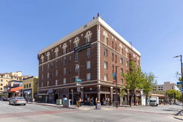 Oakland Usa May 2022 Old Victorian Brick Building Old Town — Stock Photo, Image