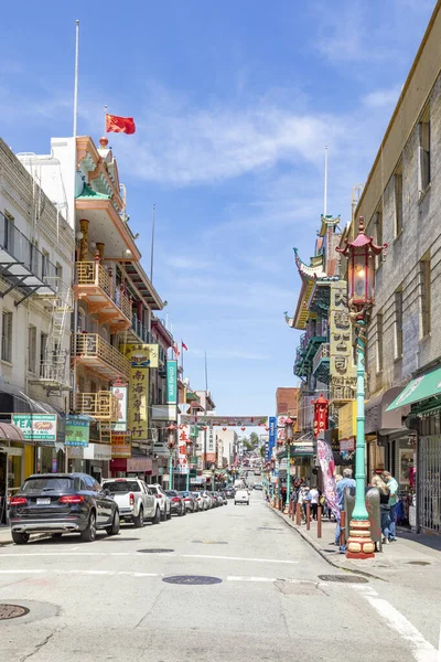 San Francisco Usa May 2022 People Visit Chinatown San Francisco — Stok fotoğraf