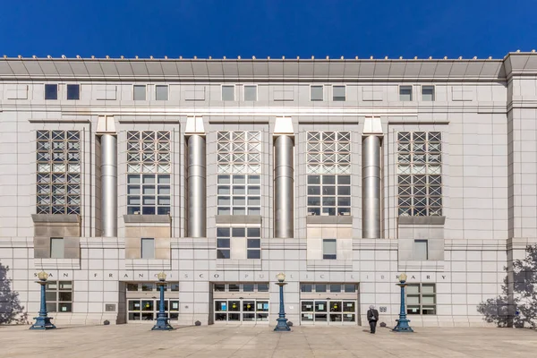 San Francisco Usa May 2022 Facade San Francisco Public Library — Stock Photo, Image