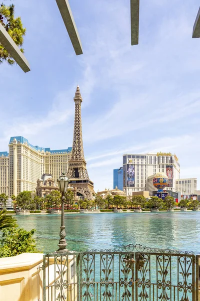 Лас Вегас Сша Мая 2022 Года Панорамный Вид Знаменитые Отели — стоковое фото