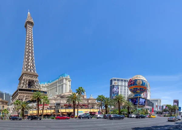 Las Vegas Usa May 2022 Eiffel Tower Las Vegas Strip —  Fotos de Stock