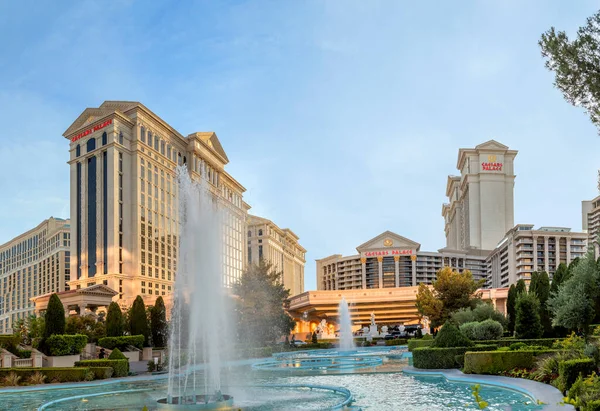 Las Vegas Usa May 2022 View Dawn Water Fountains Show — Stock Photo, Image