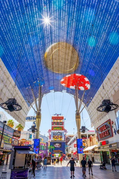 Las Vegas Usa May 2022 Hustle Bustle Crowds Day Famous — Stockfoto