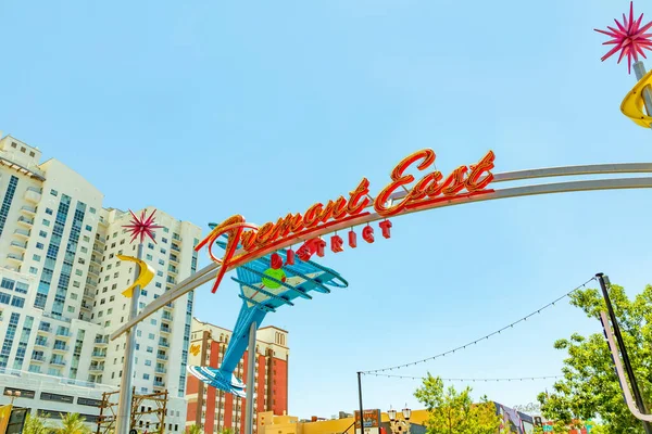 Las Vegas Usa May 2022 Old Neon Sign Fremont East — Stock fotografie