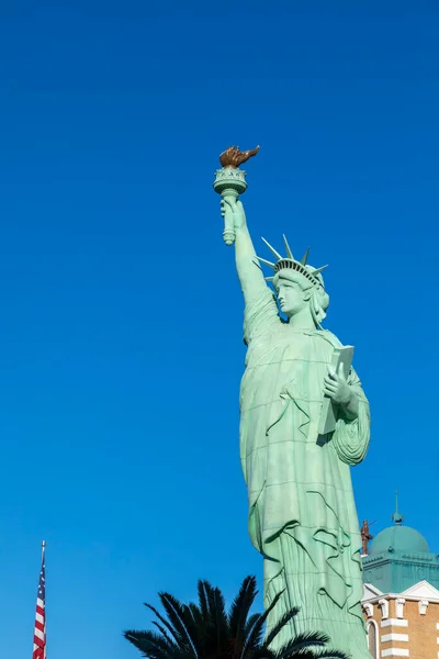 Las Vegas Usa Maja 2022 Statua Wolności New York New — Zdjęcie stockowe