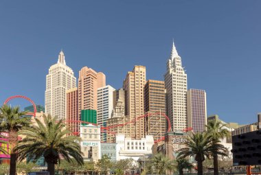 Street name MGM at the strip downtown Las Vegas, USA