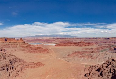 Dead Horse Point manzaralı, Colorado nehri, Utah, ABD
