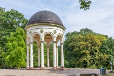 Monopteros temple at Neroberg in the German City of Wiesbaden, Hesse, Germany