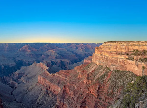 Vacker Solnedgång Utsikt Över Grand Canyon Arizona Usa — Stockfoto