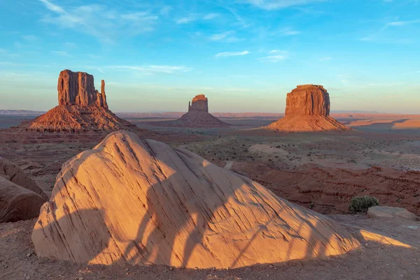 Panoramisch Uitzicht Butte Monument Vallei Gezien Vanuit Bezoekerscentrum Usa — Stockfoto