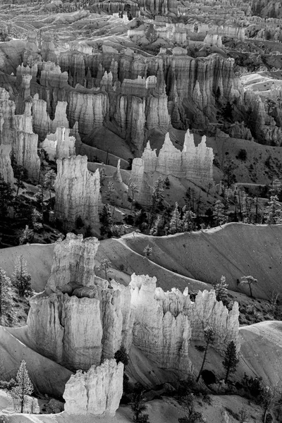 Vista Panoramica Sulle Hoodoos Nel Parco Nazionale Del Bryce Canyon — Foto Stock