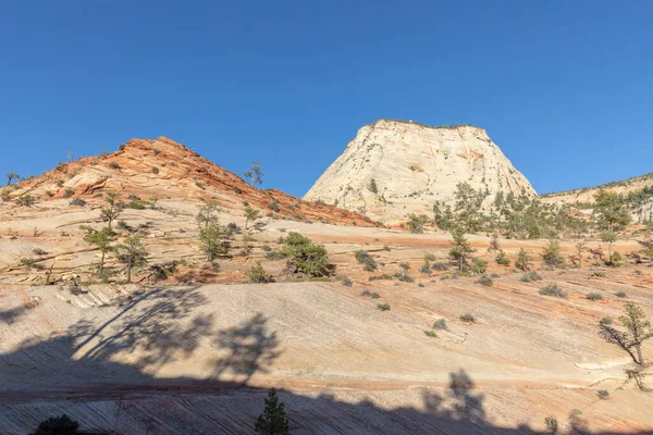 Paysage Montagne Pittoresque Dans Parc National Sion Utah États Unis — Photo