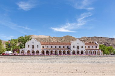 old historic town hall of Caliente, Nevada, USA