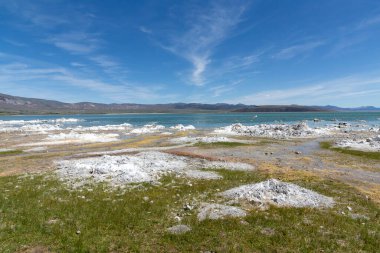 view to Mono lake at Lee Vining, USA