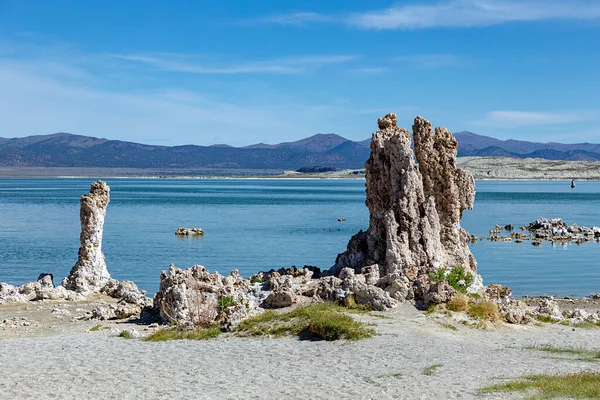 Schilderachtige Figuren Van Calcium Aan Het Mono Meer Lee Vining — Stockfoto